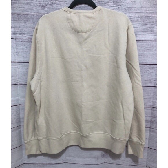 Lucky Brand Crewneck Sweatshirt Women's XL  Beige Pullover Venice Burnout NWOT - Picture 4 of 7